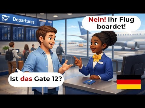21 Minutes of Simple German Conversations for Beginners | Short German Dialogues (A1-A2)