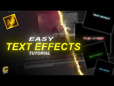 Easy Text Effect in After Effects – Perfect for Beginners!