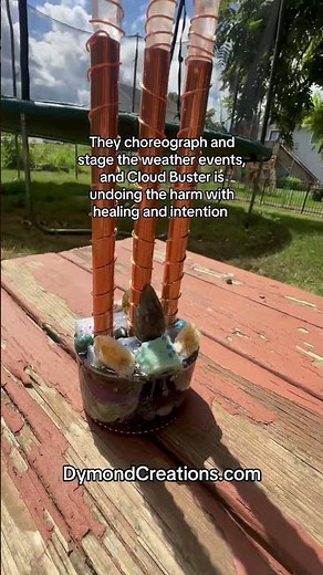 Cloud Buster made of Copper and Orgonite