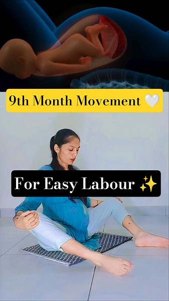 🤰Start This 2 Weeks Before Due Date for Easy Labour ✨ | Knee Open Close Exercise #shorts
