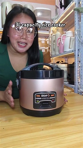 3L capacity 1kg rice cooker for everyday use #ricecooker #multicooker #miniricecooker #electriccooker