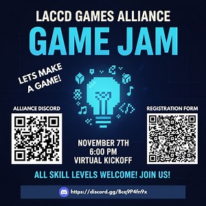LACCD Games Alliance November Game Jam