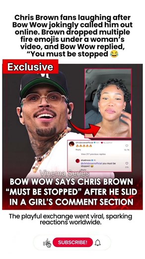Chris Brown Gets Called Out by Bow Wow 😂 “You Must Be Stopped #fypage #ytshorts #fyp