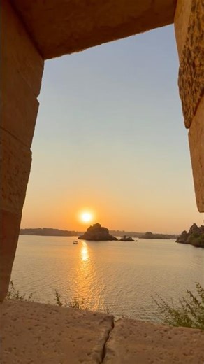 【🇪🇬】イシス神殿の夕陽 アスワン エジプト 🇪🇬 Sunset at the Temple of Isis, Aswan, Egypt