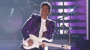 Bruno Mars Pays Tribute to Prince with Killer Performance and Guitar Solo | Grammys 2017