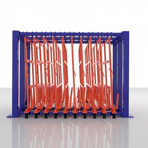 [Hot Item] Vertical Metal Sheet Storage Rack for Space Efficiency