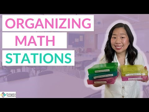 Organize your Middle School Math Stations Like A Pro