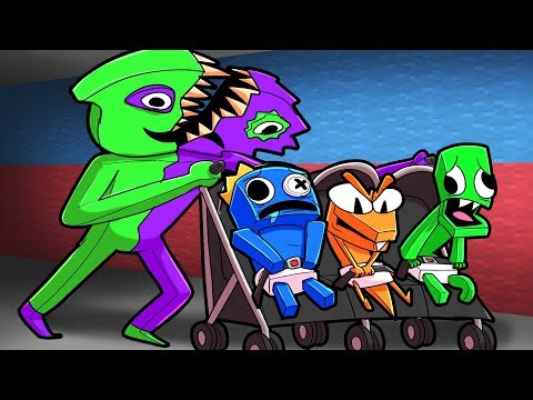 JESTER BABYSITS RAINBOW FRIENDS! (Minecraft)