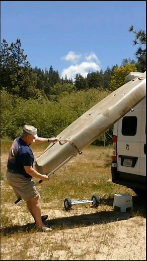 Camper Van Roof Rack For Kayaks #shorts #roofrack #vanlife #campervans #kayaking