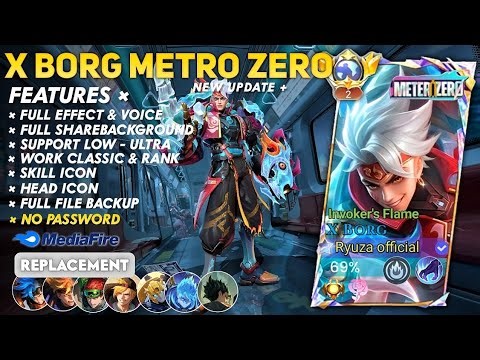 Script X Borg Metro Zero - Invoker's Flame No Password | Full Effect Voice | Patch Terbaru