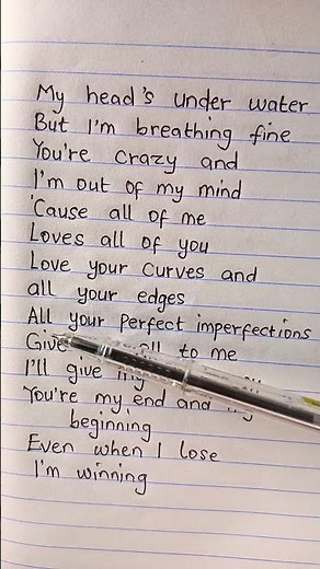 All of me song by John Legend #allofme ##johnlegend #songlyrics