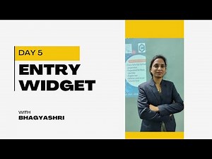 Day 5 – Entry Widget (User Input)