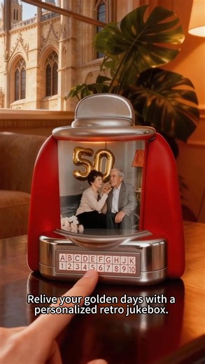 ❤️Custom mini jukebox:  Relive your golden days with a personalized retro jukebox. Add your photo & favorite song for a timeless gift this Christmas. ️Shop Here>>> https://reurl.cc/3bDjRV | Soufeel United Kingdom | Facebook