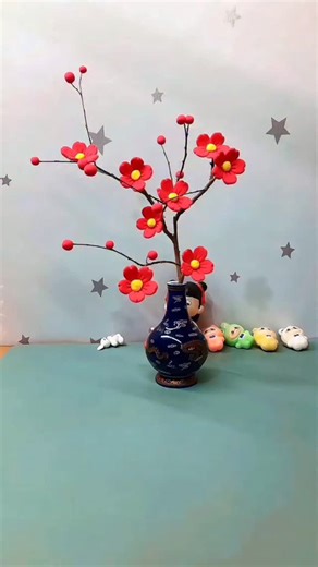 paper crafts creator on Instagram: "Step by Step: Clay Blossom Branch Craft 🌸✨ #fblifestyle #claycraft #handmadeart #natureinspired"