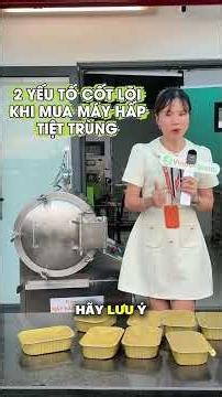 Hấp cá đóng hộp tiệt trùng trên máy hấp tiệt trùng VinaOrganic #vinaorganic #mayhaptiettrung