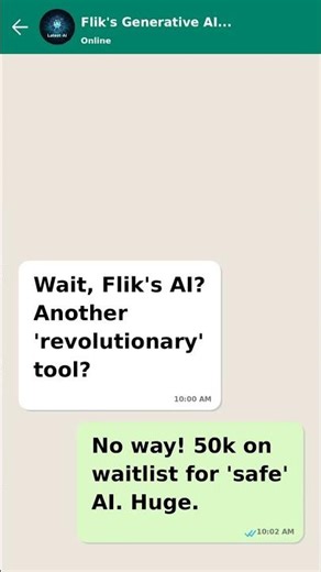 Flik's Generative AI Agent Unveiled: Why 50,000 Ar #Shorts
