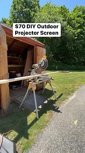 379K views · 10K reactions | DIY outdoor movie projector screen for my daughter’s Sweet 16 birthday party. #sweet16 #sweet16birthday #outdoormovie #outdoorliving #diyprojects | Build and Create Home | Facebook