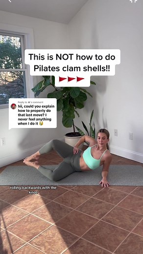 Mastering Clamshell Form in Pilates Classes Online