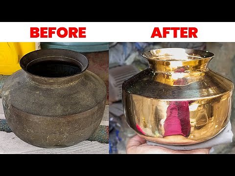 How to Shine & Clean Brass and Copper Utensils