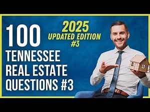 Tennessee Real Estate Exam 3 2025 (100 Questions with Explained Answers)