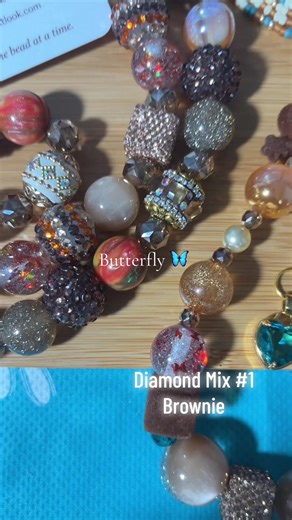 Say hello to Ms. Brownae. This is the start of my Diamond Mixes. Crossbody/bag/phone chains and waist beads. this mix was a combination of 3 mixes from @SolinShop Nana has the best mixes 😍❤️ #handmadecraft #diy #handmadejewelry #diyprojectsideas #handmade @It's your girl SLG💕 @BabyBean @Crafty🦋Butterfly🦋Creations2 @Jbizzle1217$