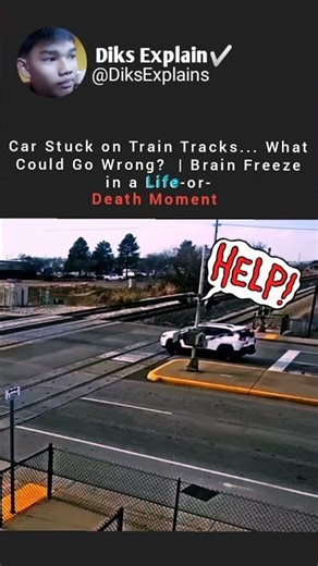 What could go wrong right? \r\r#tragedy #train #hit #car #viral #shorts