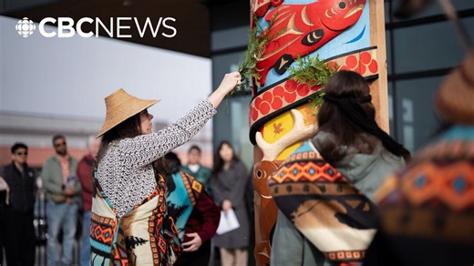 2 Indigenous art pieces adorn massive warehouse in Tsawwassen