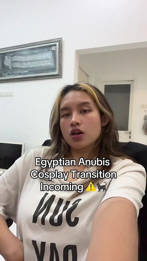 Egyptian Anubis Cosplay Transition