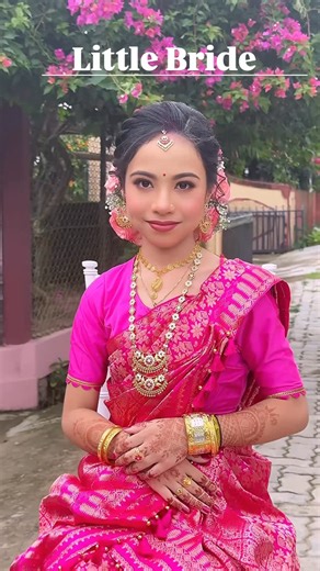 makeup artist susmita gogoi on Instagram: "Little Bride Nayra ♥️ Little Bride Makeup Video #makeup #makeuptutorial #littlegirl #girl #littlebride #bride #bridalmakeup #fyp #instagram #instareels #reel"