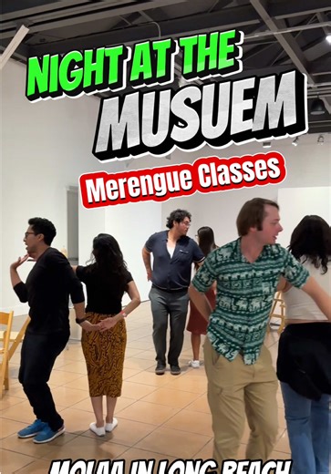 We’re SO excited to be back at the museum ❤️🎨💃🏽 Classes at Museum of Latin American Art (MOLAA) resume Wednesday, February 4 — and we’re kicking things off with a 4-week Merengue series designed for absolute beginners ✨ Never danced before? Perfect. This is for YOU. We’ll cover: 🕺 How to count the music 🕺 Basic fundamentals 🕺 Easy combinations 🕺 How to lead & follow 🕺 A little styling confidence on the dance floor All inside a beautiful museum setting — move, groove, and connect surround