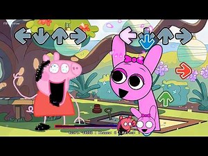FNF Sprunki Normal All Phases VS Peppa All Phases Sings Bluey Can Can | Incredibox Sprunki FNF Mods