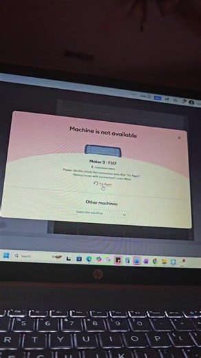Before you panic… just tap TRY AGAIN. Sometimes it really is that simple. Save this for later & send it to a crafter who needs it 💚 #CricutTok #CricutHelp #CricutTips #CraftTok #BeginnerCricut