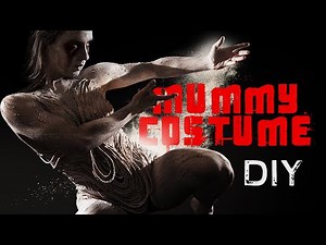 DIY Cleopatra Mummy Costume Prosthetic Makeup Tutorial