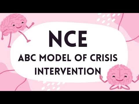 ABC Model of Crisis Intervention for the NCE Exam | Crisis Counseling Practice Questions & Review