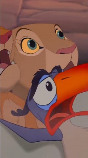 Simba and Nala Explore Elephant Graveyard | Zazu Finds Them | Hyenas Threaten - Lion King Scene 22