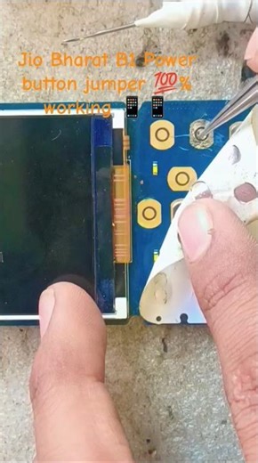 #repair Jio Bharat B1 Power button jumper 💯💯