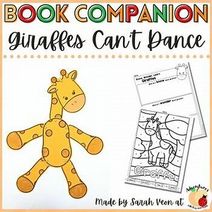 Giraffes Can't Dance Book Companion Craft   Printables