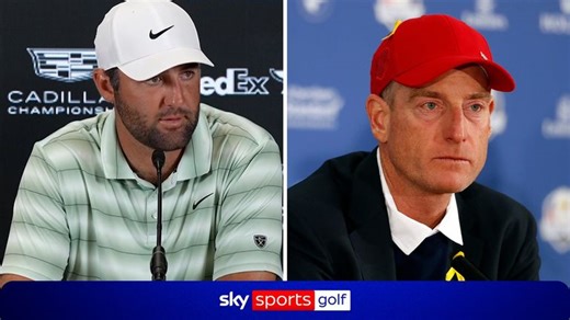 Ryder Cup: Scottie Scheffler reacts to Jim Furyk becoming Team USA captain