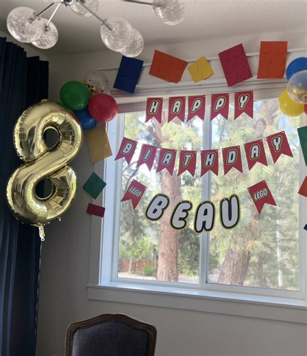 Lego-Themed Birthday Party Setup Ideas