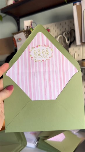 Wedding Invitations | Semi-Custom & Fully-Custom Wedding Invites on Instagram: "Obsessed with how these turned out!!! For E+M in August 2026💫💕❤️‍🔥🫶 #weddingenvelopes #weddinginvitations #weddinginvites #diyweddinginvites #reelstoday #reelsviral #asmrpaper #asmrsounds"