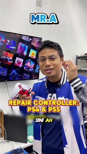 Nak repair controller PS4 atau PS5 ? 🤔 Jom hantar ke MrA Jom follow MrA untuk next video dan lebih banyak lagi info info untuk korang 😁