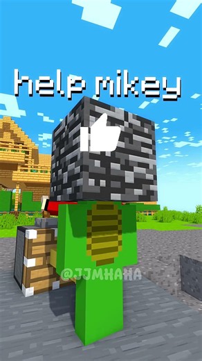 Mikey AFK 😂 JJ Prank Gone Wrong 💀| Maizen Minecraft Animation #shorts #minecraft #maizen