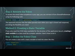 How to Use Flutter FCM Token as a Global Variable in Your App