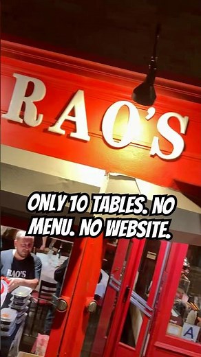 Inside the Most Exclusive Restaurant in NYC: Rao’s 🍝✨
