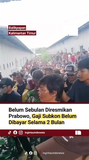 Proyek kilang minyak terbesar se-Asia Tenggara yang diresmikan langsung oleh Prabowo, 12 Januari 2026 lalu, menyimpan kisah pilu. Ribuan pekerja proyek hingga kini belum menerima gaji selama dua bulan. Proyek Refinery Development Master Plan (RDMP) yang digadang-gadang menjadi tulang punggung ketahanan energi nasional. Proyek yang memiliki nilai investasi sangat besar, sekitar USD 7,4 miliar atau setara Rp 123 Triliun, setara dengan APBD Kaltim selama 8 tahun anggaran, setara dengan APBD Balikpa