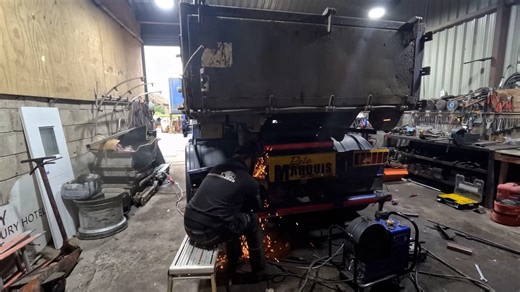 Heavy truck body repair with precision welding