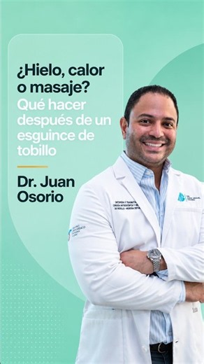 ¿Hielo, calor o masaje? Qué hacer después de un esguince de tobillo | Dr. Juan Osorio