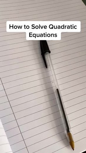 Solving Quadratic Equations Made Simple