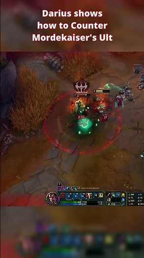 How to Counter Mordekaiser's Ultimate with Darius | Darius vs Mordekaiser | Darius Top Lane #darius
