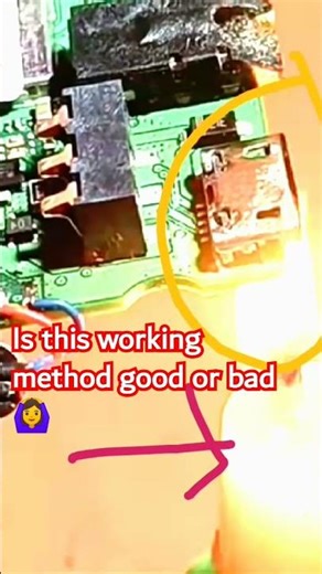 dirty working method of changing port replacement 🙅‍♂️